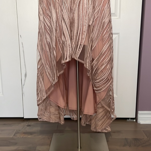 Strapless High-Low Gown - Picture 3 of 8